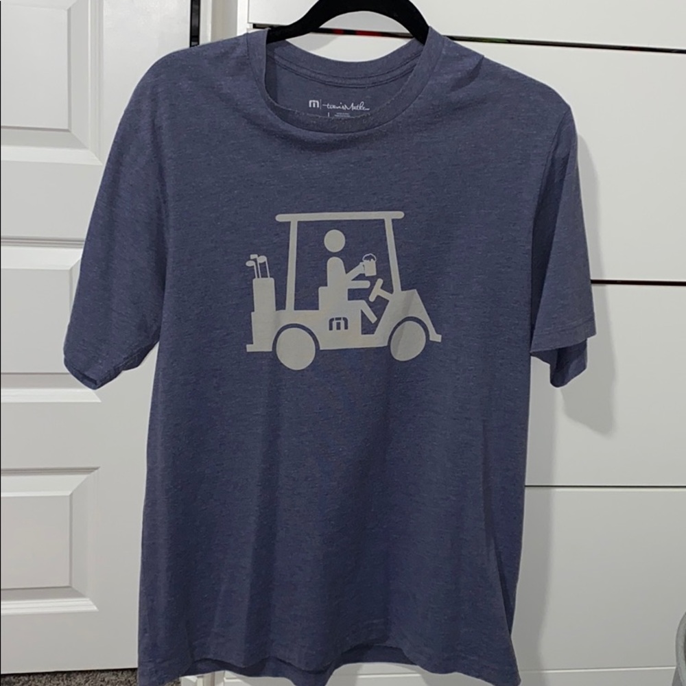 Travis Matthew Tee Golf Cart Tee blue
